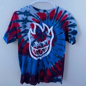 tie dye spitfire tshirt